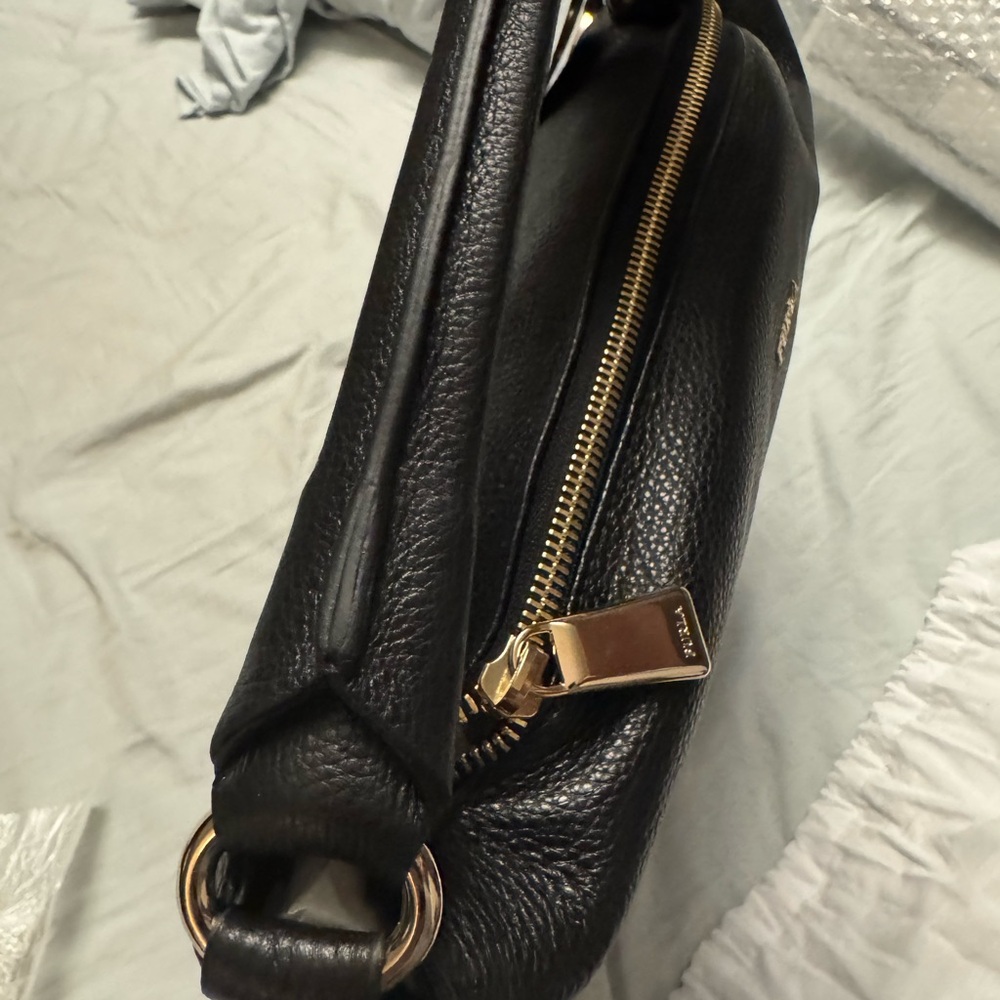 Furla Black Leather hobo Women's Bag - Picture 8 of 10